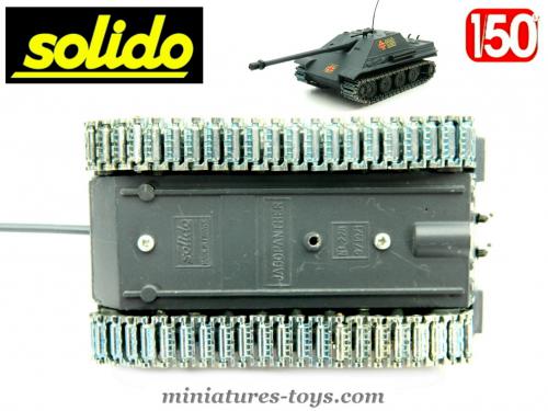 Miniature Solido Char Jagdpanther – 1:50, Métal, Véhicule Militaire Allemand, Hiver