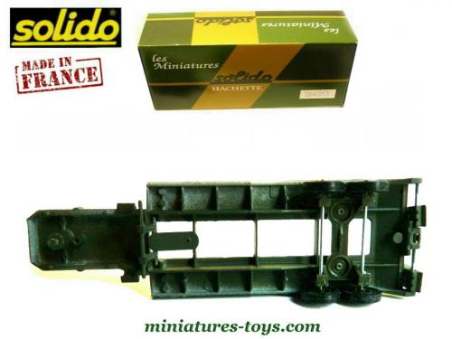 Camion Berliet T12 Avec Semi-remorque Porte-char Solido - Échelle 1/50 - Modèle 305 - Occasion