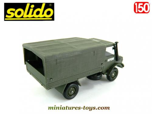Mercedes - Unimog 416 Bâché Pompiers 1963 - Solido - 1/50 - Voiture