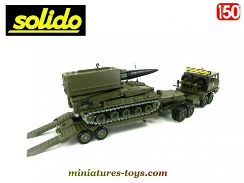 Solido Armée 1/50 - Coffret Militaire Berliet T12 Porte Char