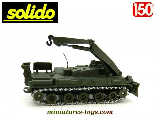 Un ACMAT 6x6 Cargo Bâché Militaire En Miniature Militaire Par Solido Au 1 50e 3335