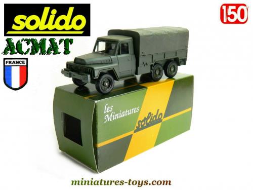 SOLIDO 1/50, CAMION SIMCA UNIC Sphère Compresseur, armée Française, Neuf (N71) EUR 29,00 - FR