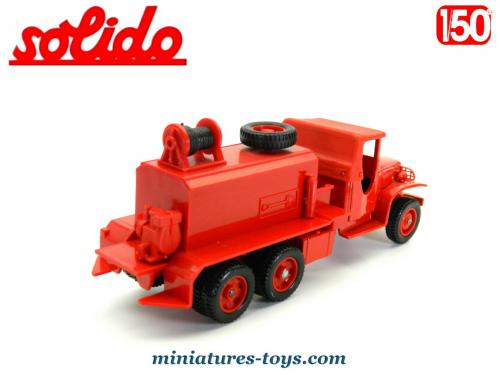 Camion De Pompiers GMC Citerne - Solido échelle 1:50 - Modèle Réduit Occasion