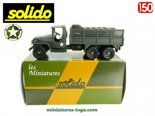 Miniature Sibur 1/50 GMC CCKW Militaire – Bâché Avec Accessoires