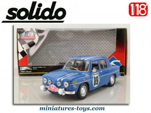 Renault 8 Gordini Monte-Carlo 1967 N°89 Therier - Solido 9014 échelle 1/18