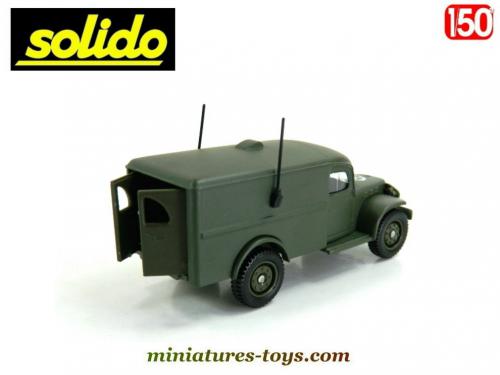 Modèle Réduit Militaire Dodge WC 54 Signal Corps - Solido 1:50 Avec Décalcomanies - Pièce Vintage
