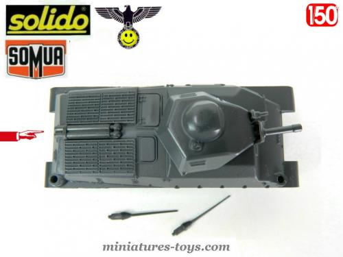 Solido 1/50, char Somua S35 Beutepanzer capturé Allemand - WW2, état neuf (268
