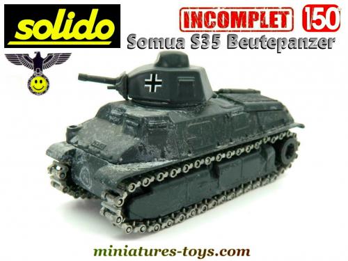 Solido 1/50 Char Somua S35 Beutepanzer – Allemand WW2 – édition Limitée