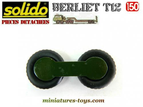 Ensemble Support Roue De Secours Solido Vérem Pour Berliet T12 Kaki - Origine