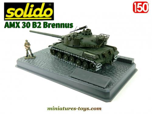 Le char français AMX 30 B2 Brennus en miniature par Solido au 1