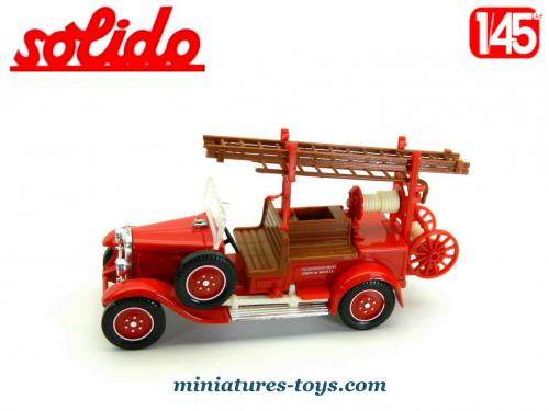 Miniature Fourgon Pompier Citroën C4 F 1930 échelle 1/43 - Occasion - Modèle Ancien Détaillé