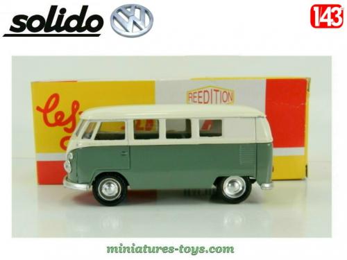 Le Combi Volkswagen split vitré type 2 de 1966 en miniature
