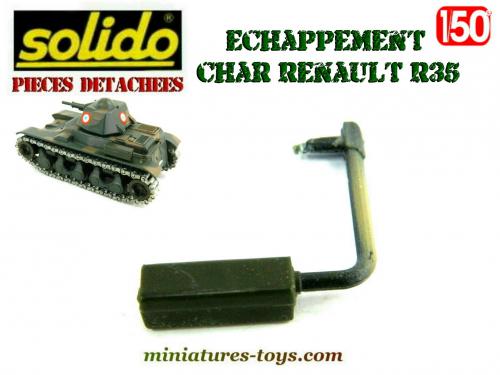 Solido 1/50, char Renault R35, Campagne France 1940, WW2, Excellent État (41