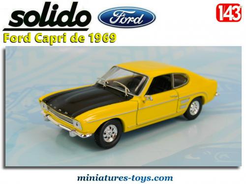 La Ford Capri de 1969 en miniature par Solido au 1 43e miniatures toys