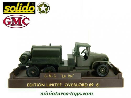 SOLIDO, Camion GMC compresseur a cabine tolée, militaire avec décorations