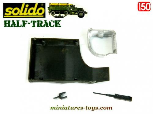 Miniature Solido Verem - Half-track M3 Avec Tourelle 12,7mm Et Accessoires - Échelle 1/50