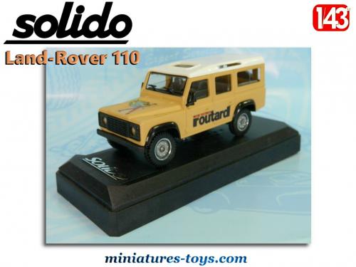 La Land-Rover 110 Guide du Routard en voiture miniature par Solido au 1 ...
