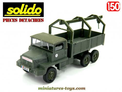 DINKY TOYS, petit crochet en PLASTIQUE NOIR grue dépannage