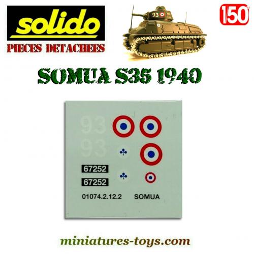 Char Somua s-35 1ère DLM Quesnoy (France) 1940 - Véhicule Militaire Miniature 1/43