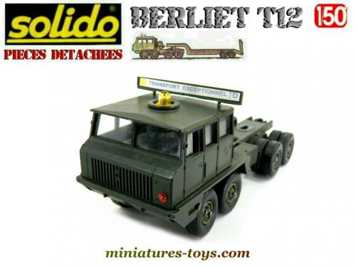 Solido Berliet T12 Gazoduc du Midi EDF GDF Collection Miniature