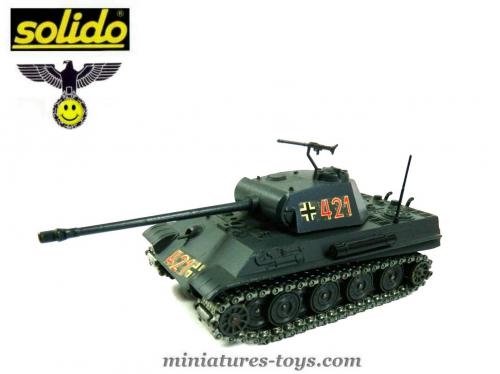 Char Panther Allemand Wehrmacht - Solido 1/50 - Miniature Métal - Occasion Boîte