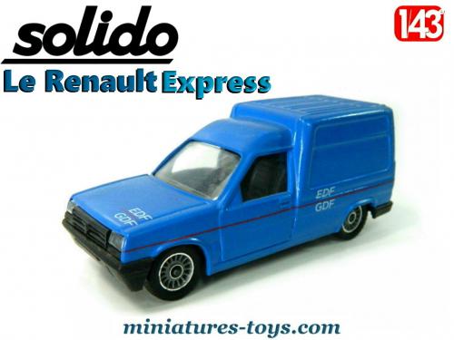 Solido 1/43 Renault Express 1989 - Mairie De Paris Propreté - Vert - Boîte Promo