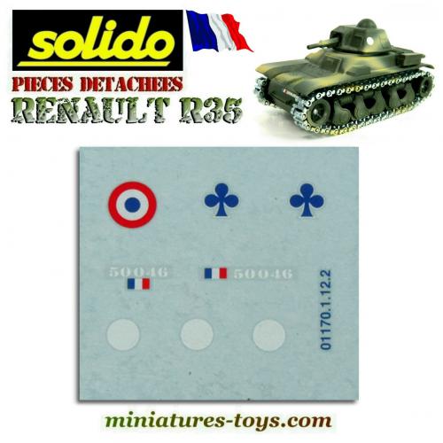 Miniature Char Renault R35 Solido 1/50, édition Limitée, Campagne France 1940, Occasion