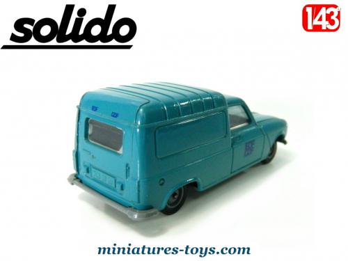 PA Solido F Renault Express Fourgonnette pub bleu métal 1/43