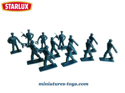 LOT DE 6 figurines militaires anciennes Marins STARLUX - 6 cm - en l