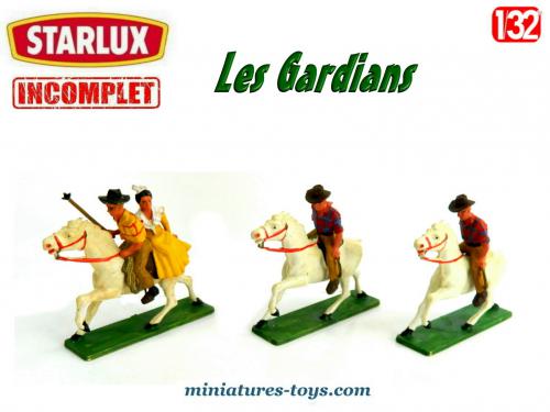 Lot De 2 Figurines Chevaux/âne Starlux - Occasion - Pour Collection Ou Jouet