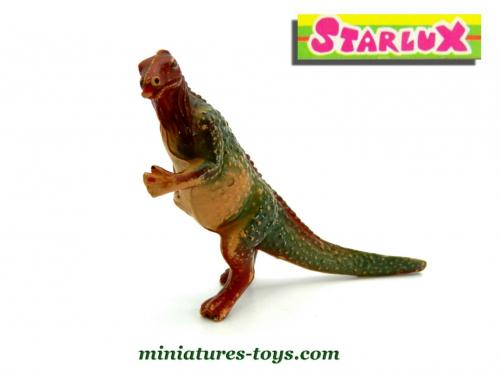 Figurines Préhistoriques Starlux - Homme Préhistorique + Bête - Années 70, Fabriqué En France - Occasion Bon état