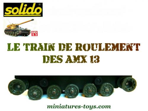 Miniature Solido AMX 13 – Char VTT, échelle 1/50, Métal Vert, Neuf Avec Accessoires, N°227