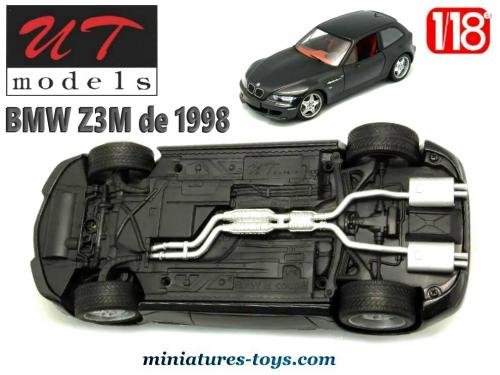 BMW Z3 M Coupé échelle 1/18 UT Models – Miniature Métal Noir – Collection