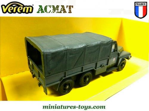 Solido 1/50 - Camion ACMAT Anti-aérien Militaire Avec Canon DCA - Occasion