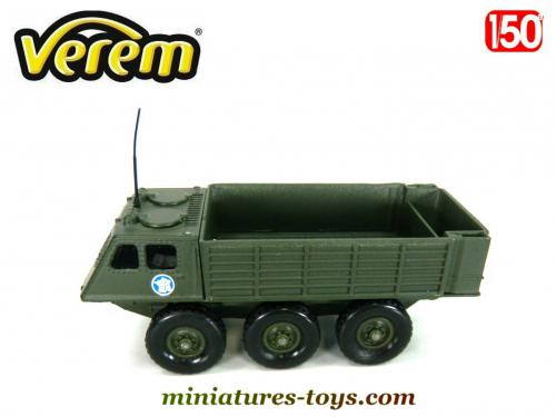 Miniature SOLIDO Berliet AUROCH (Alvis) Militaire – Châssis Riveté – Échelle 1/50