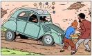 La 2 cv Citroën miniature des Dupont de la collection Tintin au 1/43e