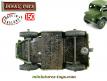 Le tracteur d'artillerie anglais Morris C8 miniature de Dinky Toys England au 1/50e