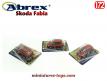 La New Skoda Fabia berline phase II de 2006 en miniature par Abrex au 1/72e