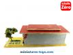 Le quai abri voyageurs de train miniature réalisé artisanalement échelle zéro