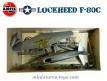 Le Lockheed Shooting star F-80C d'Airfix au 1/72e partiellement monté
