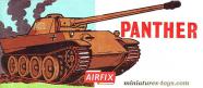 Le kit du char Panther au 1/76e d'Airfix en sachet des années 1960