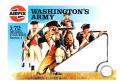 Un ensemble de 9 figurines de L'armée de Washington par Airfix au 1/72e