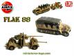 Le kit vintage du Flak 88 avec son tracteur miniature par Airfix au 1/76e