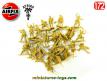 Un lot de soldats allemands de l'Afrika Korps en figurines par Airfix au 1/72e