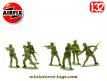 Les fantassins anglais modernes en figurines par Airfix au 1/32e