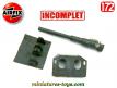 Le canon en tourelle du bunker miniature par Airfix au 1/72e