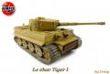 Le kit du char allemand Tigre 1 miniature par Airfix au 1/76e