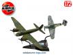 Le Junkers Ju-88 et le Hawker Hurricane MkIIb en kits par Airfix au 1/72e