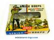 Les soldats allemands de l'Afrika-Korps en figurines par Airfix au 1/72e