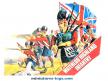 Le Highland Infantry à Waterloo en figurines par Airfix au 1/72e